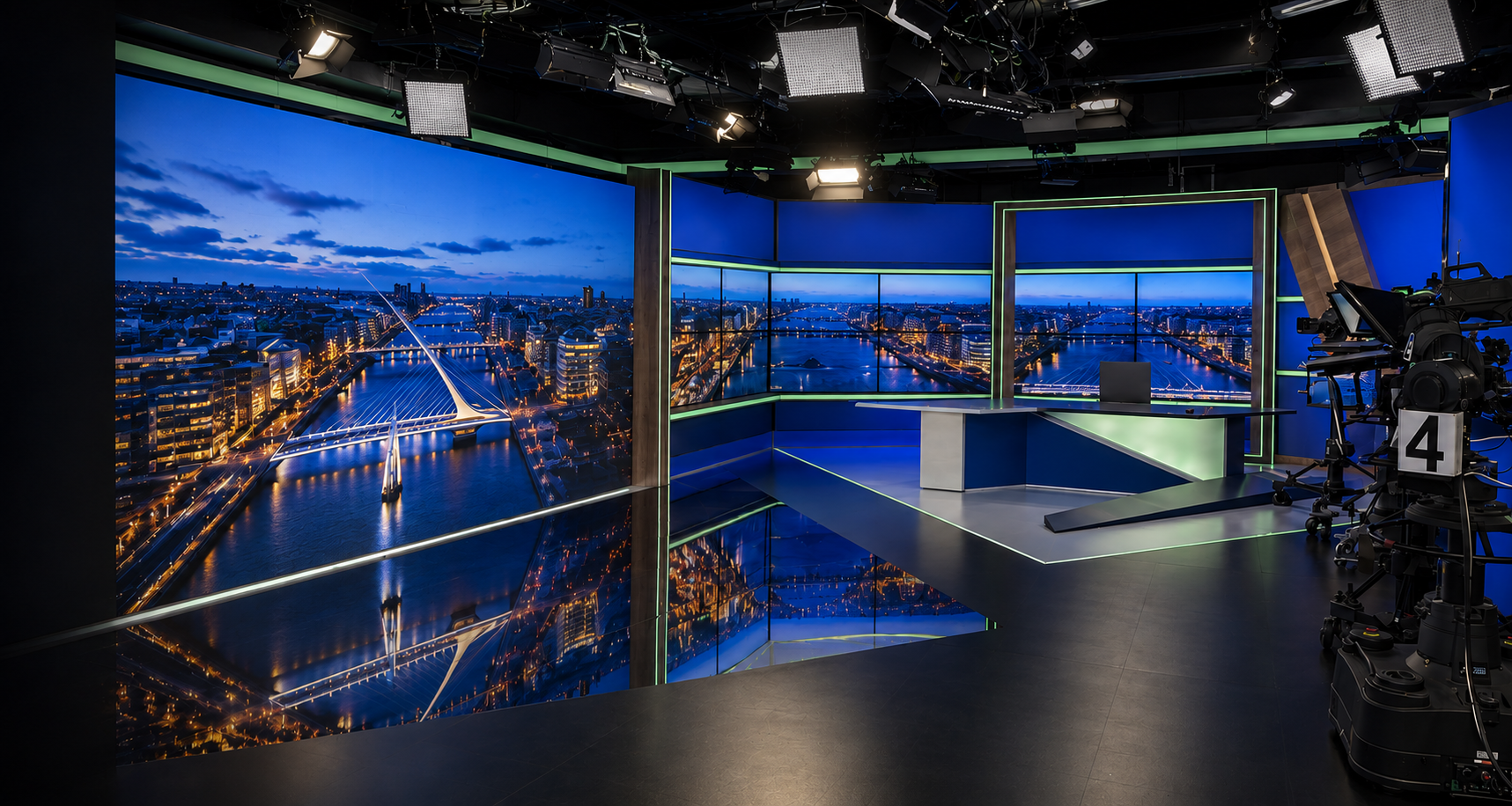 Irısh tv studıo, tv studio Dublin